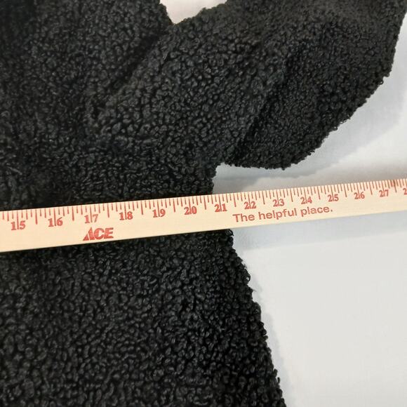 Vintage 50s Curly Persian Lamb Teddy Coat Black Car Medium Large Jackie O - Picture 8 of 10